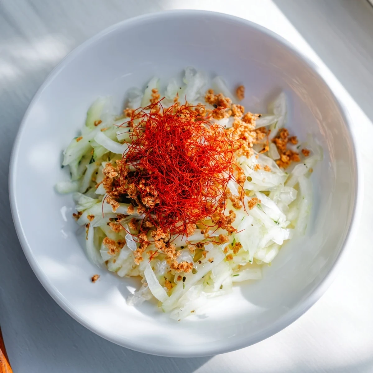 Crisp cucumber shaker salad with chili crisp, a refreshing, vibrant, Asian-inspired side dish.