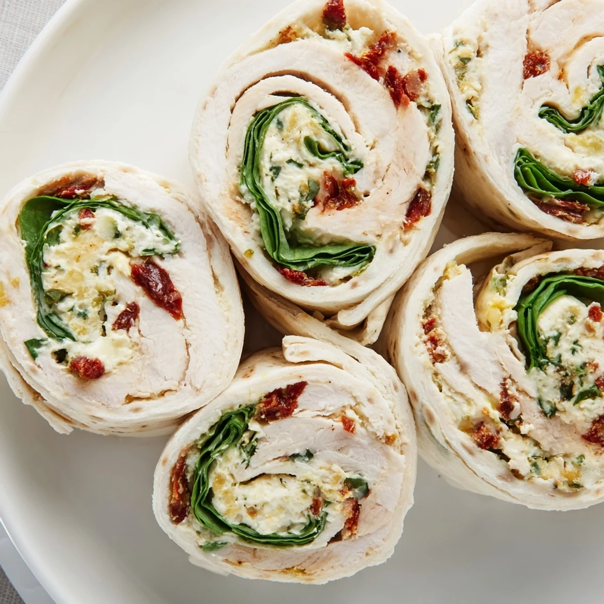 Creamy cheese and sun-dried tomatoes bursting from rolled turkey in these easy roll-ups, an Italian delight.