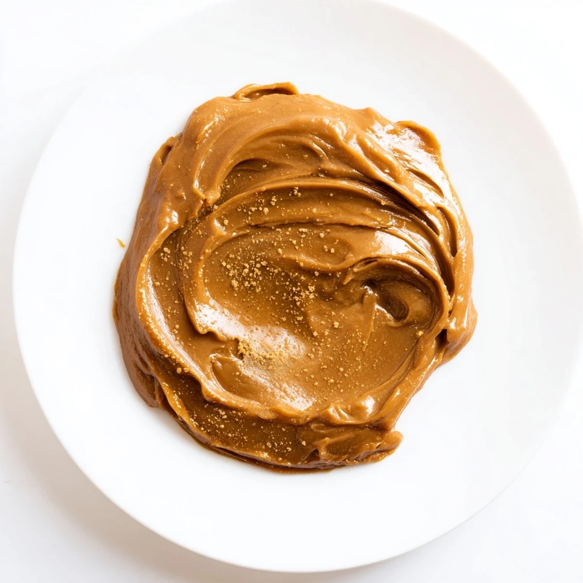 A creamy spoonful of Emirati Al Madrooba: Sweet dates and ghee, a flavorful Emirati breakfast.