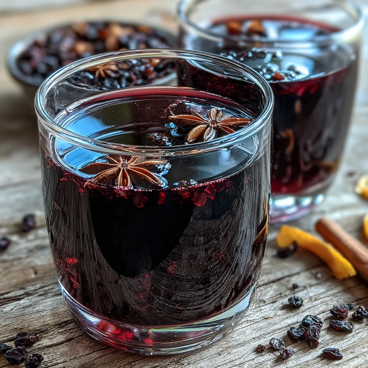 Golden Homemade Spiced Blackcurrant Vodka Liqueur glows in a glass bottle, ready for sipping or gifting. 