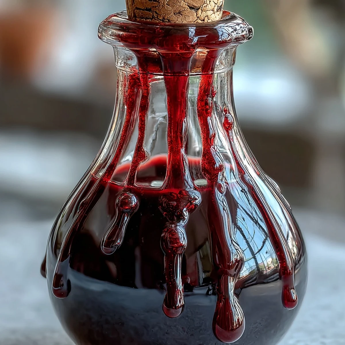 A crystal glass of Kir Royale features bubbly Champagne and a rich pour of homemade Crème de Cassis.