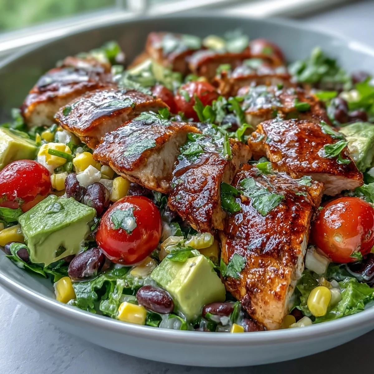 High Protein Southwest Chicken Salad