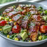 High Protein Southwest Chicken Salad