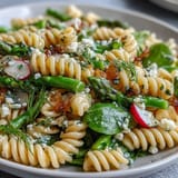 Spring Pasta Lemon Radishes