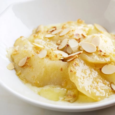 Golden, baked Rustic Crustless Apple Pie with tender apples and creamy custard, perfect dessert.