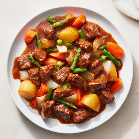 Beef Vegetable Stew Pressure Cooker