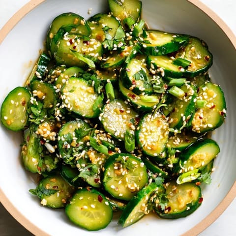 Zesty Shake Cucumber Salad