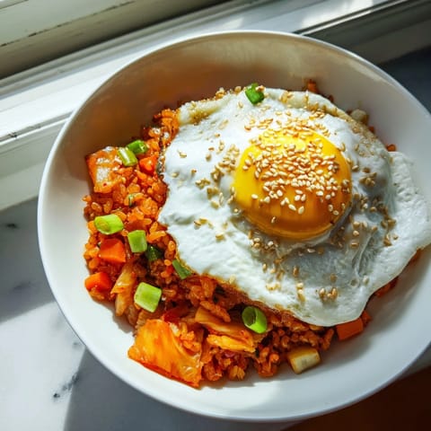 Kimchi Fried Rice with Gochujang