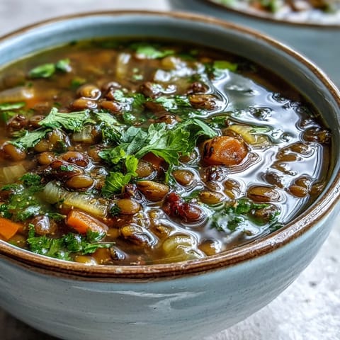 Vibrant Mung Bean Soup simmering in a pot, featuring tender mung beans, carrots, celery, and warming spices.