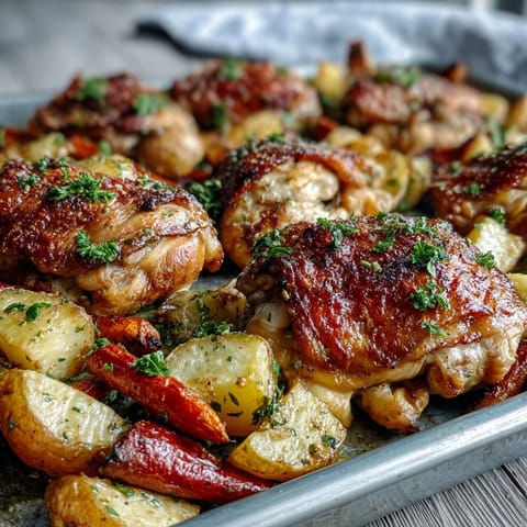 Crispy Ranch Sheet Pan Chicken