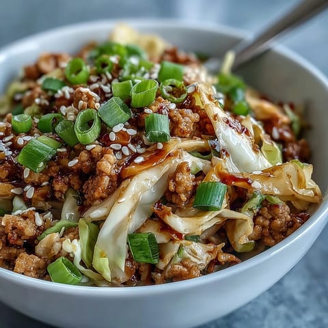 Keto Egg Roll in Bowl