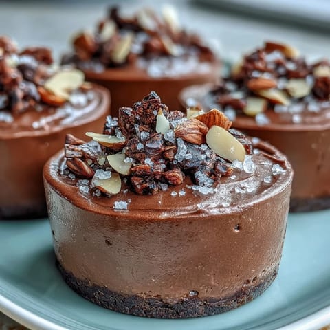 Vegan Chocolate Avocado Mousse Cups