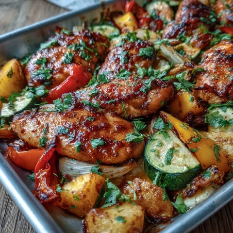 One-Pan Mango Chili Chicken