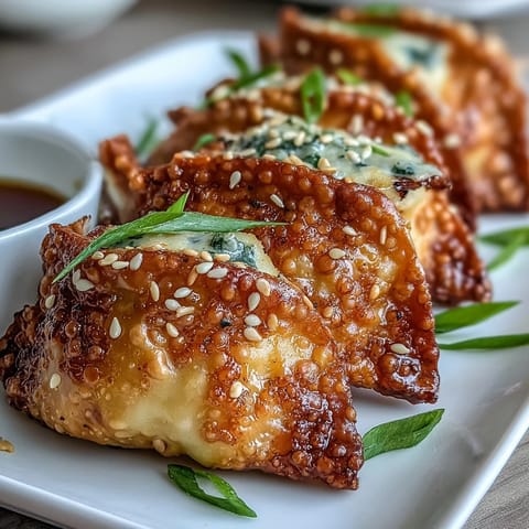 Crispy golden rice paper dumplings filled with savory tofu, mushrooms, and vegetables—perfect for a vegan appetizer or snack.