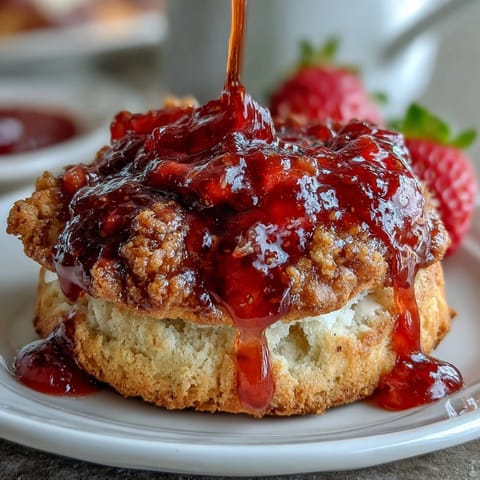 Fresh Strawberry Jam Cookies