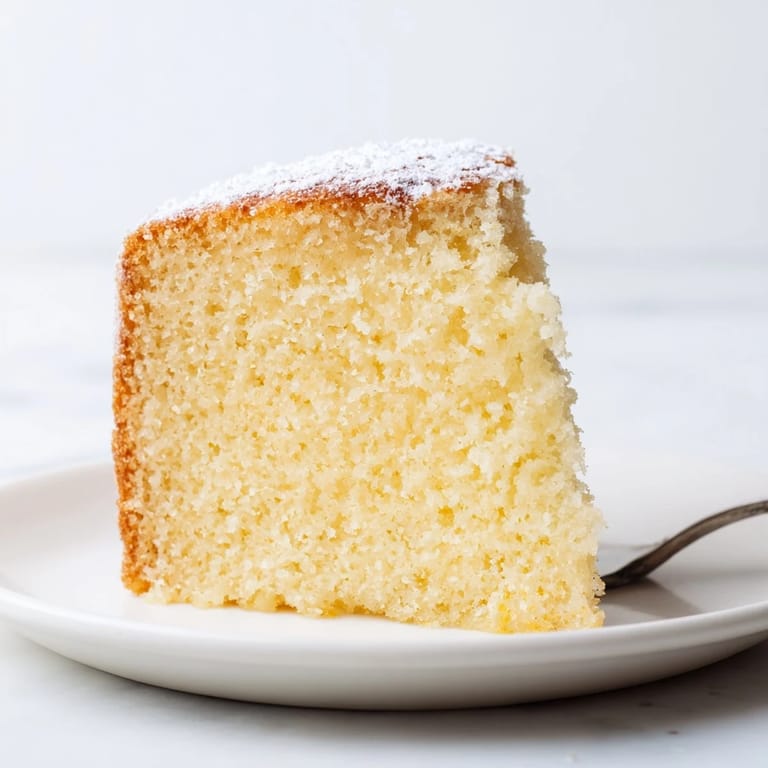 Golden-baked 3-Ingredient Vanilla Sponge Cake, ready to be layered with fruit and cream.