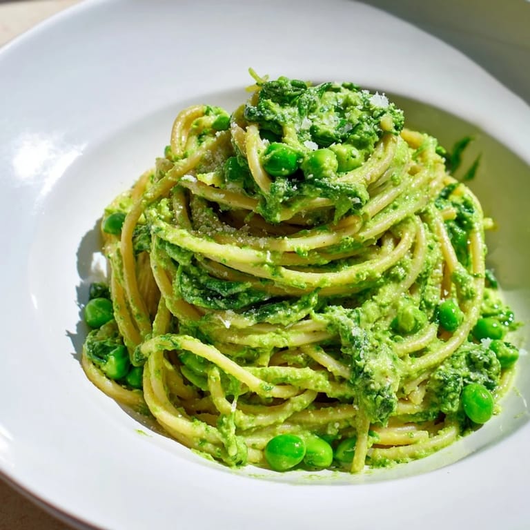 A bowl of delicious green goddess pasta sauce, showcasing a rich, blended, herbaceous delight.