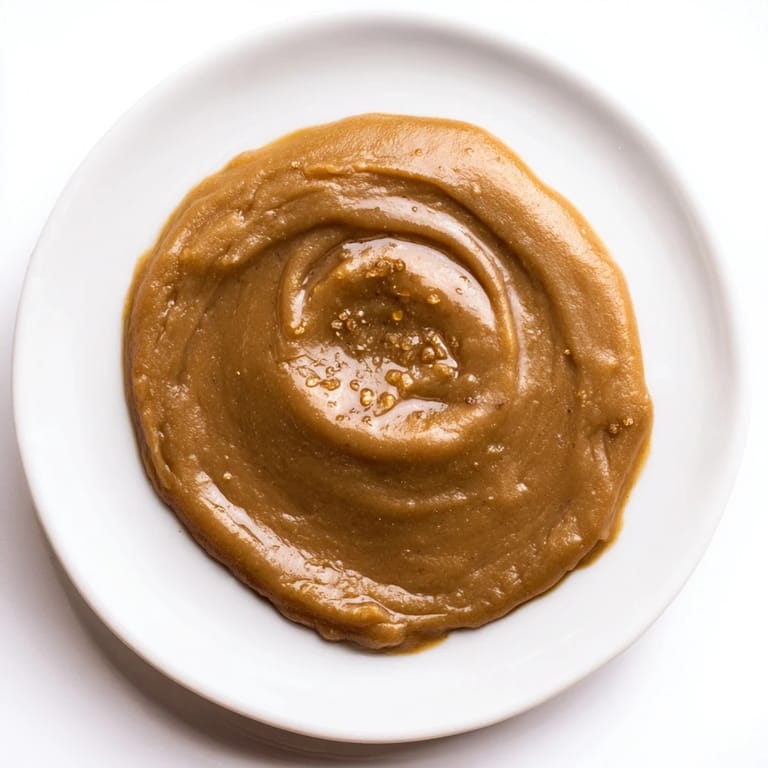 Enjoy a close-up of this delicious Emirati Al Madrooba, a smooth date and ghee paste to savor.