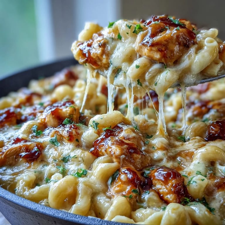 Cheddar and mozzarella melt into the tender pasta, creating a rich, velvety sauce for this easy one-pan meal.