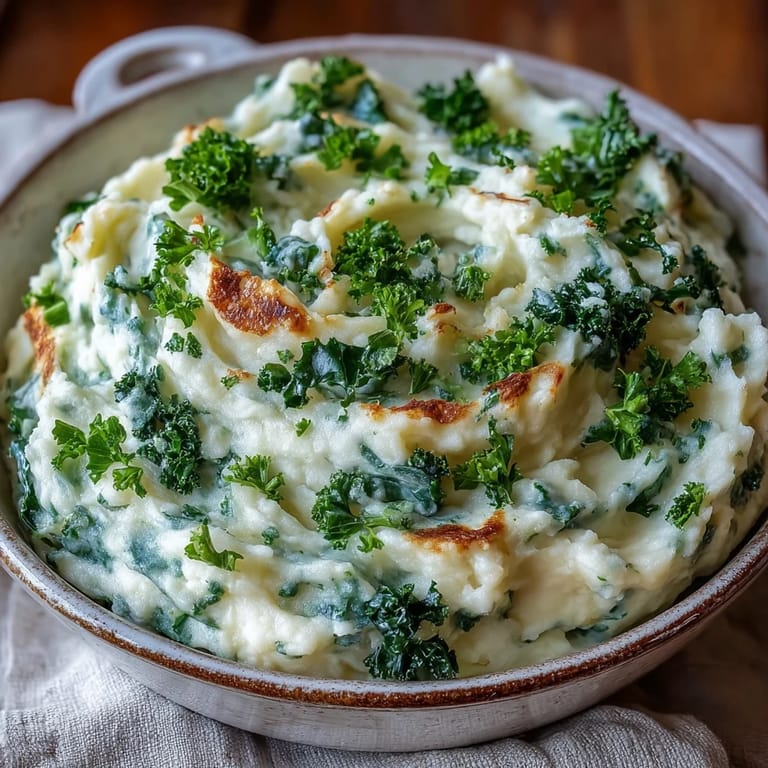 Irish Colcannon Mashed Potatoes