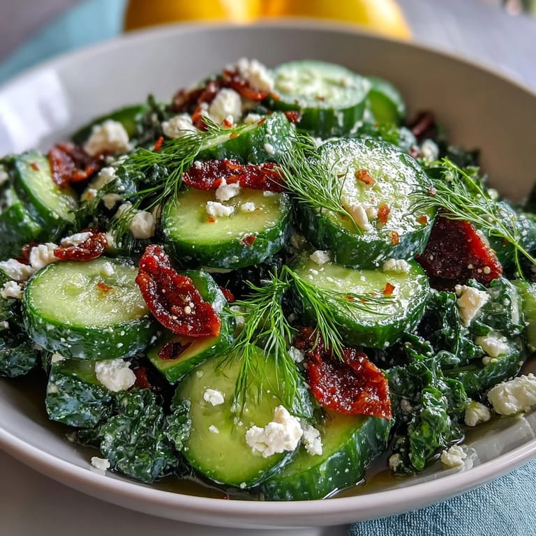 Bright, refreshing Lemon Vinaigrette Salad with peppery radishes, cucumber, and fresh dill.  