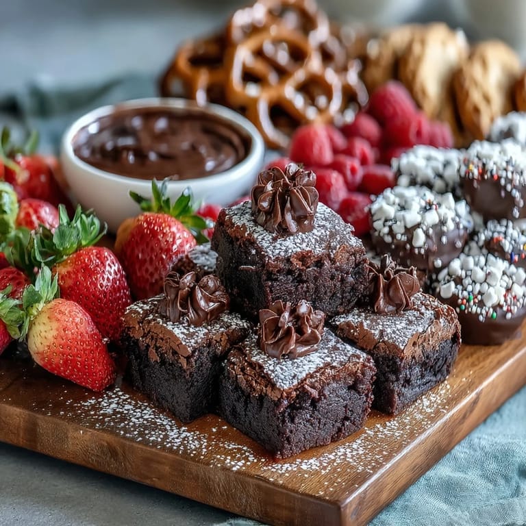 A festive spread of lemon pound cake, chocolate chip cookies, and raspberry-topped brownie squares arranged for easy graduation party snacking.