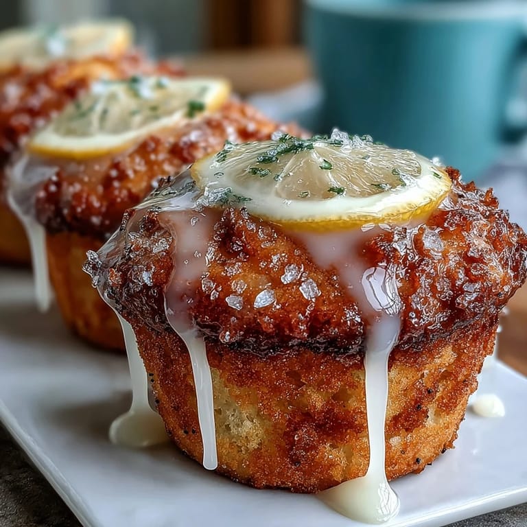 Soft, moist lemon poppy seed muffins bursting with citrus flavor, poppy seed crunch, and a sweet lemon glaze for a bakery-style treat.