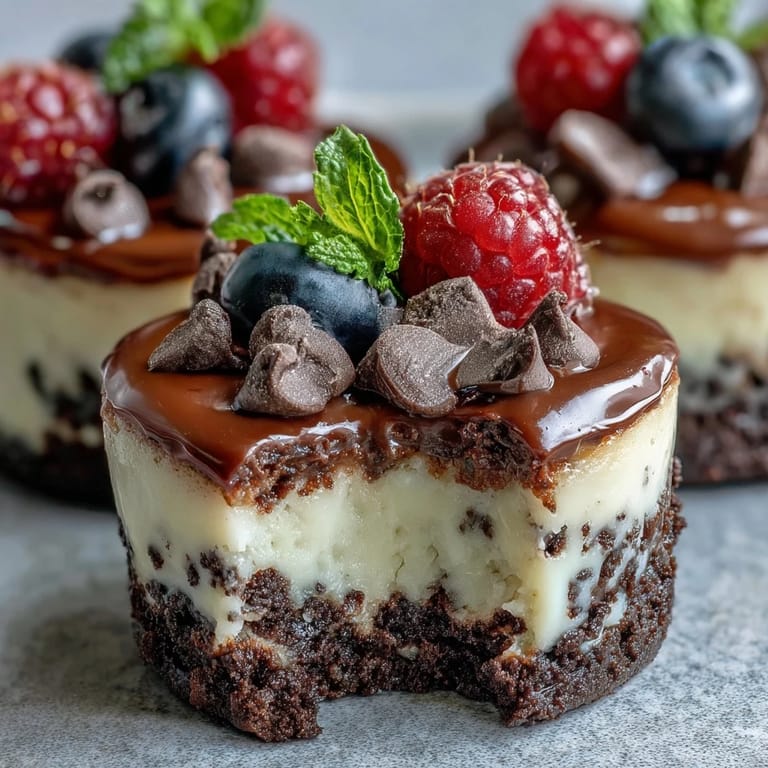 Creamy mini cheesecake bites on a crunchy Oreo crust, easy to serve.