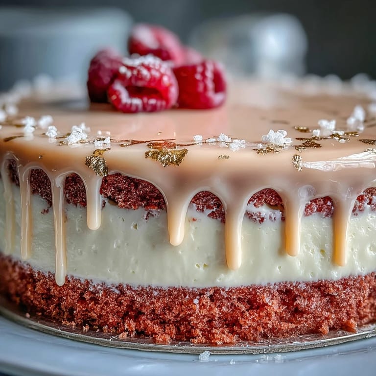 Tender Bridal Shower Rosé Velvet Cake, boasting a beautiful pink hue and shimmering gold accents.