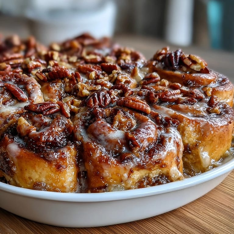 Slice of delicious peach cobbler cinnamon roll casserole, ready to serve warm.